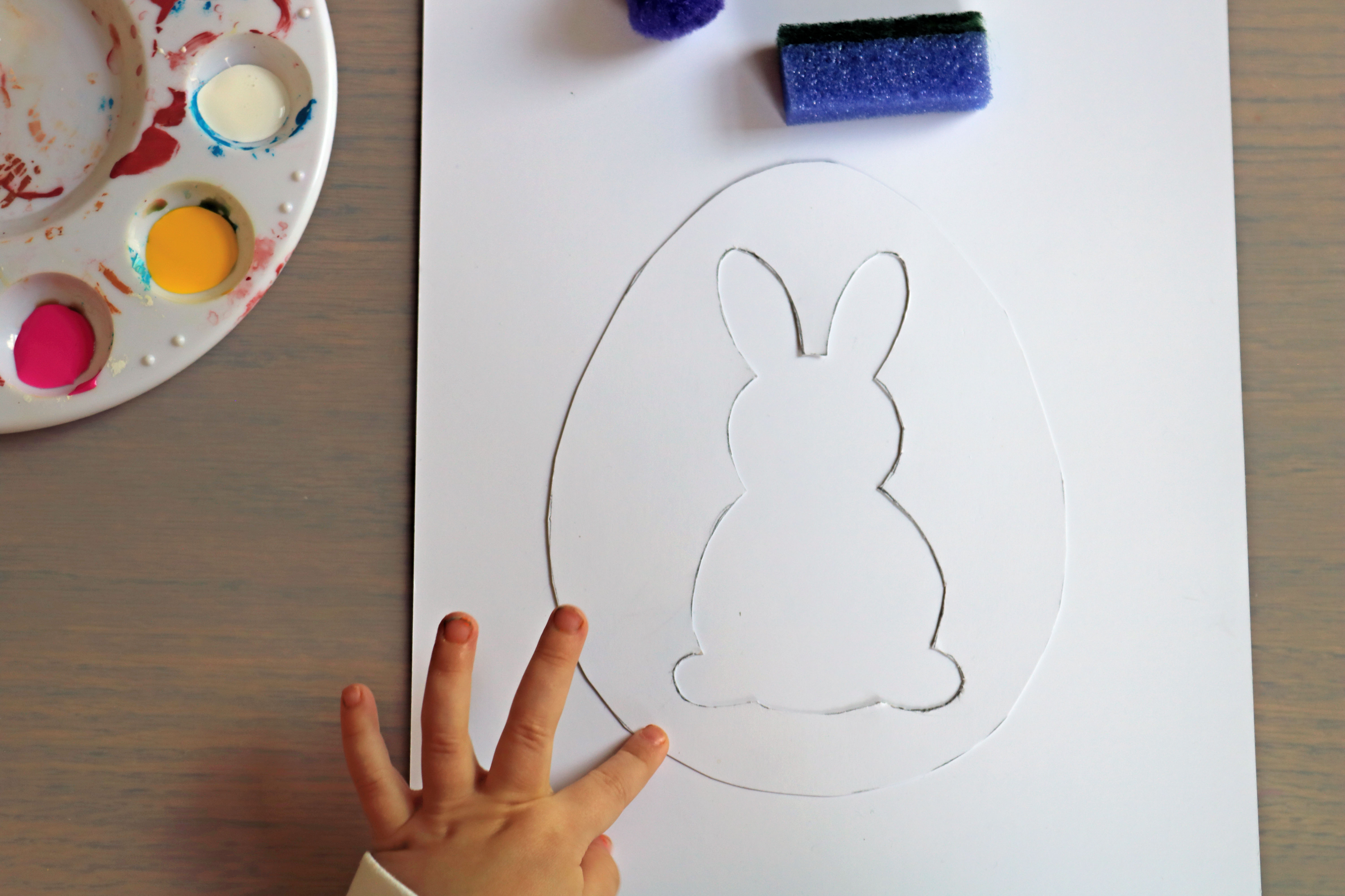 Kostenlose Schablone Ostern