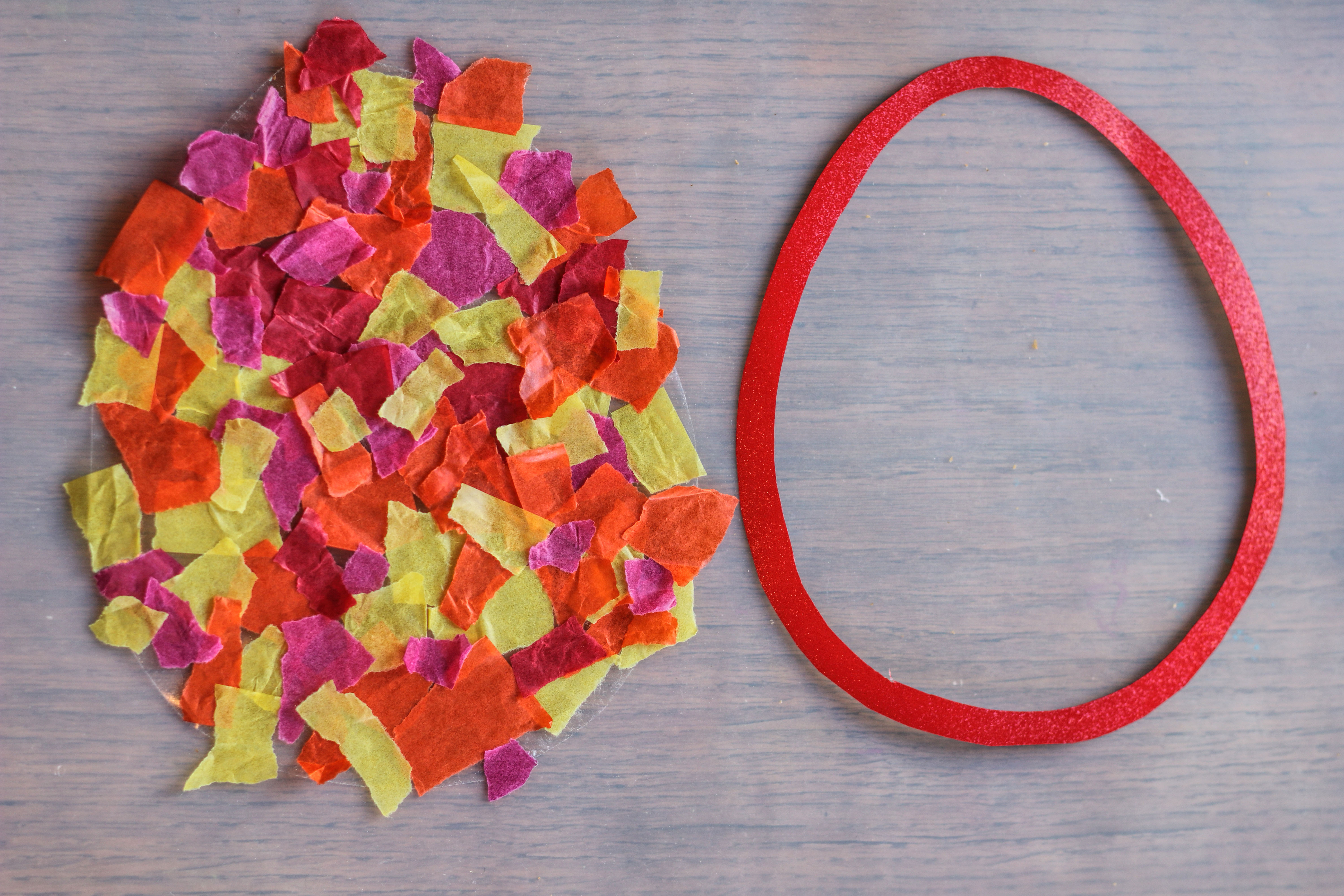 Fensterbild Kleinkind U3 Ostern einfach 1 Jahr 2 Jahre 3 Jahre