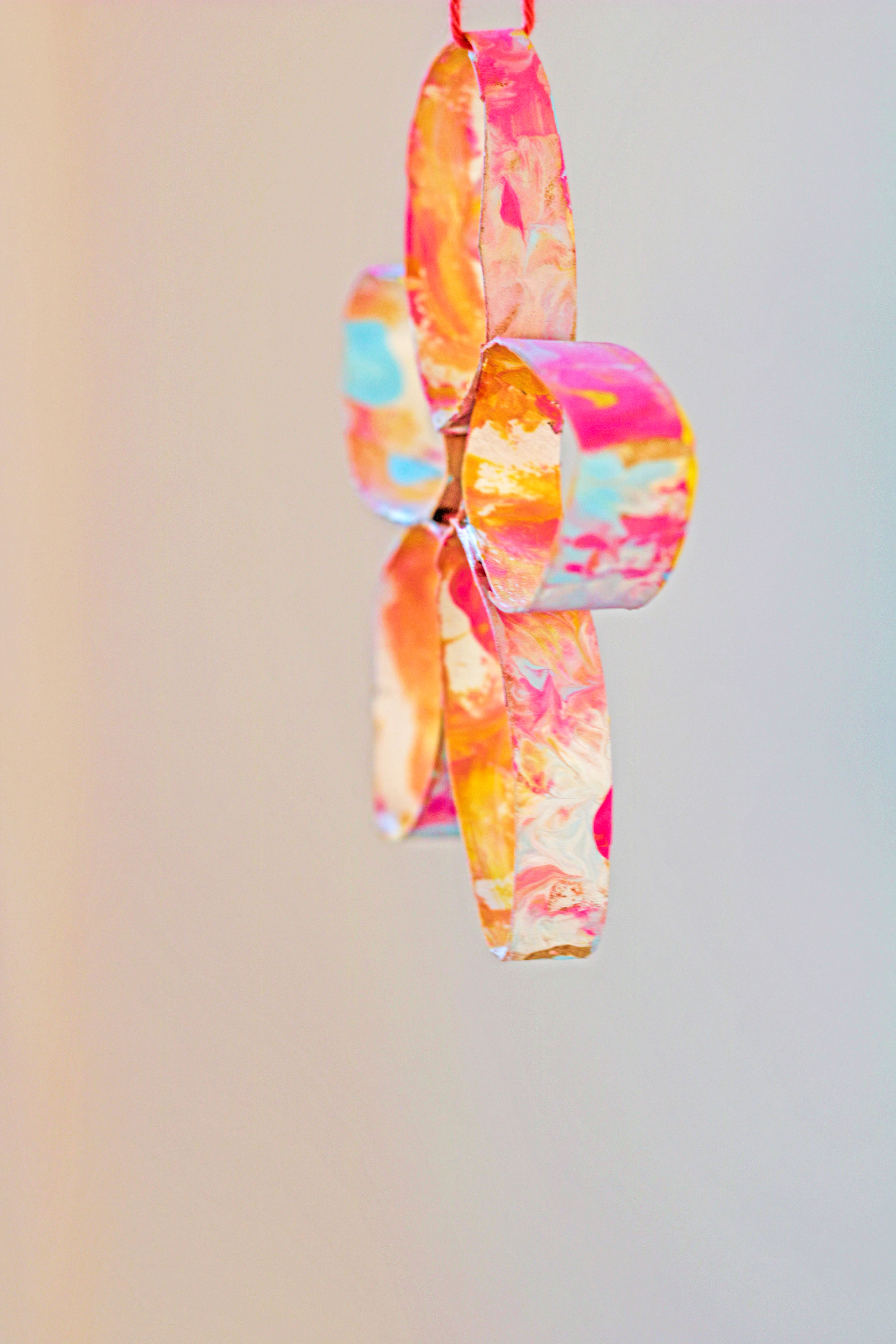 Toilettenpapier Blume Frühling Ostern Dekoration Kleinkinder einfach