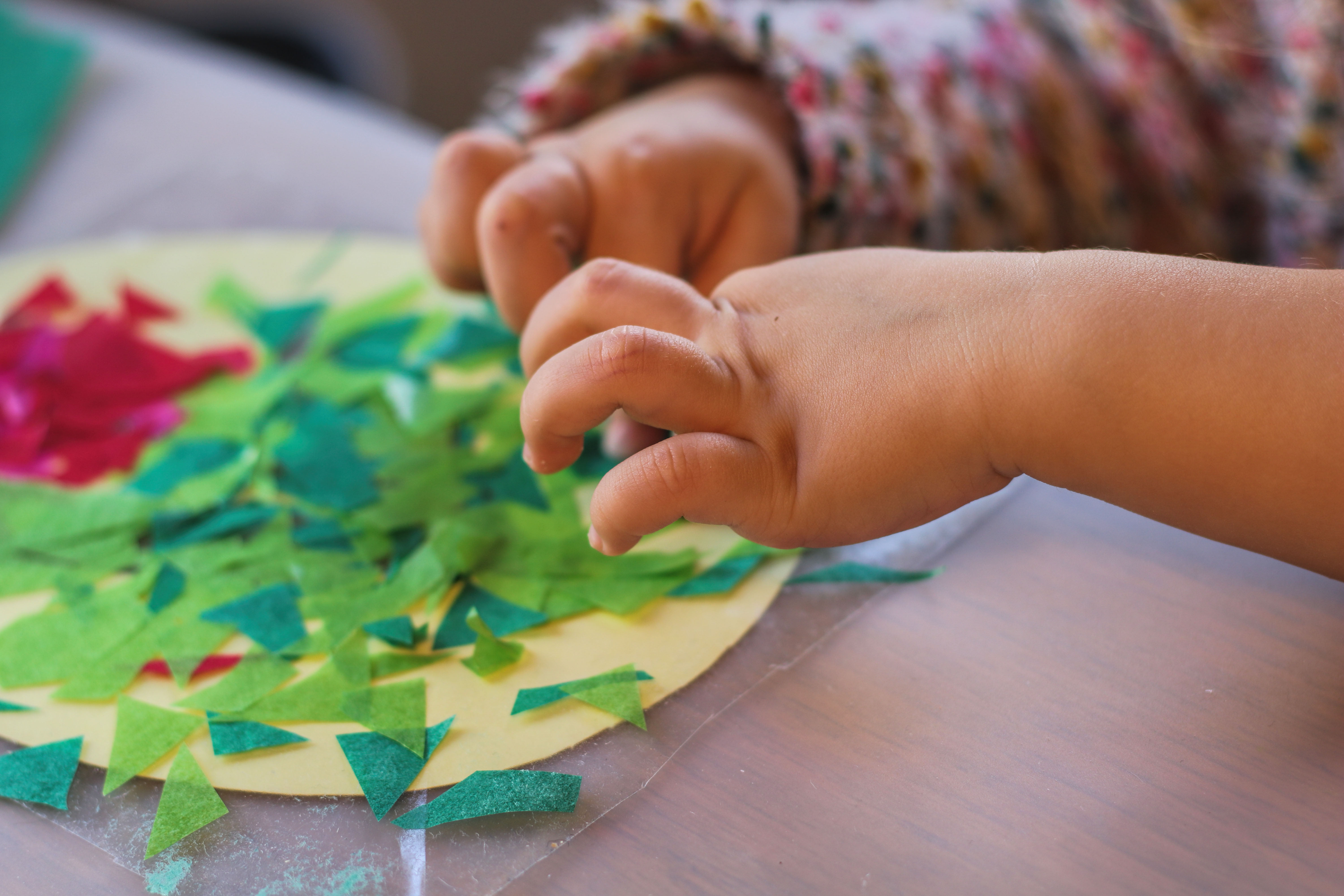 transparentpapier u3 kleinkind kleben