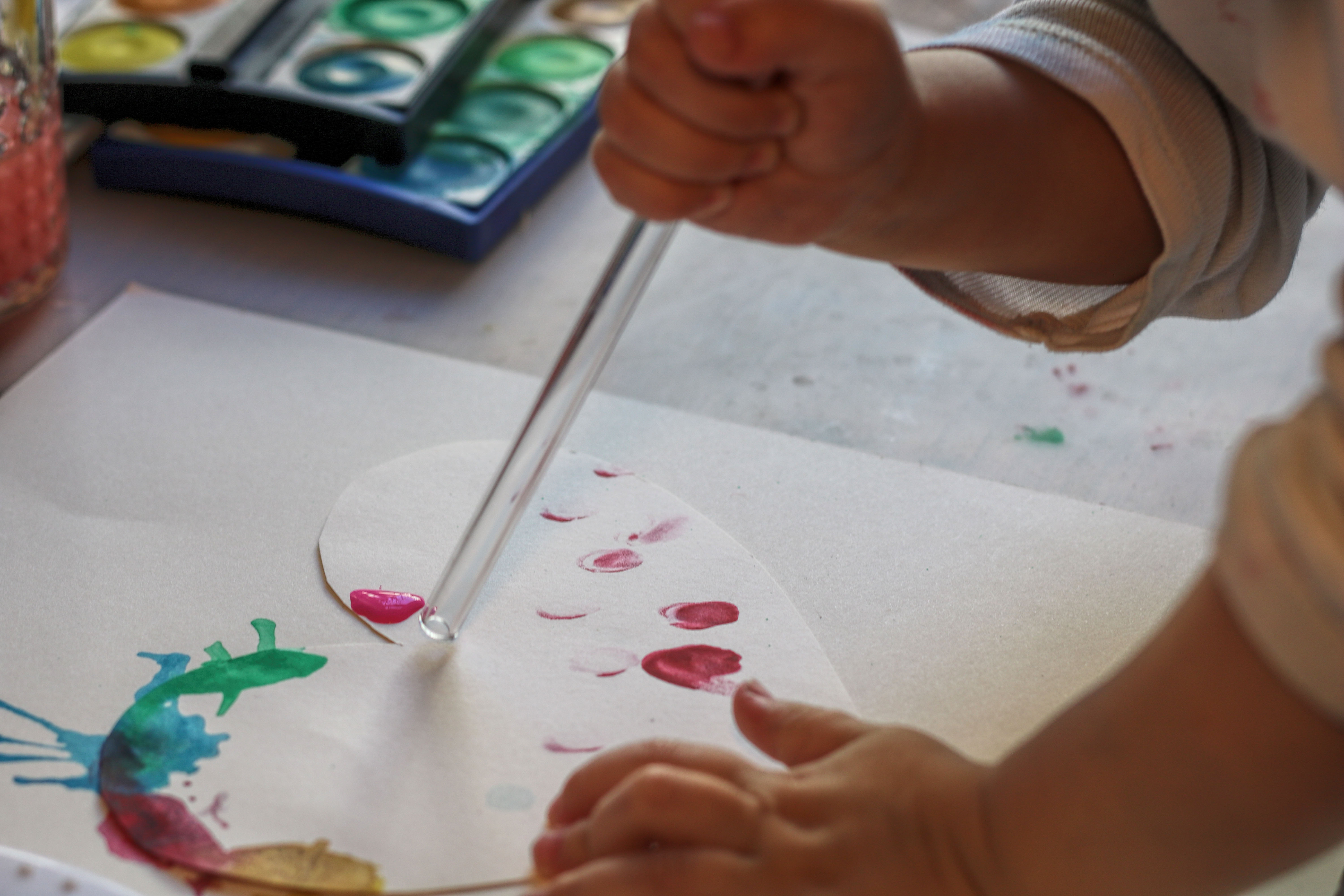 Pustebilder Kleinkinder